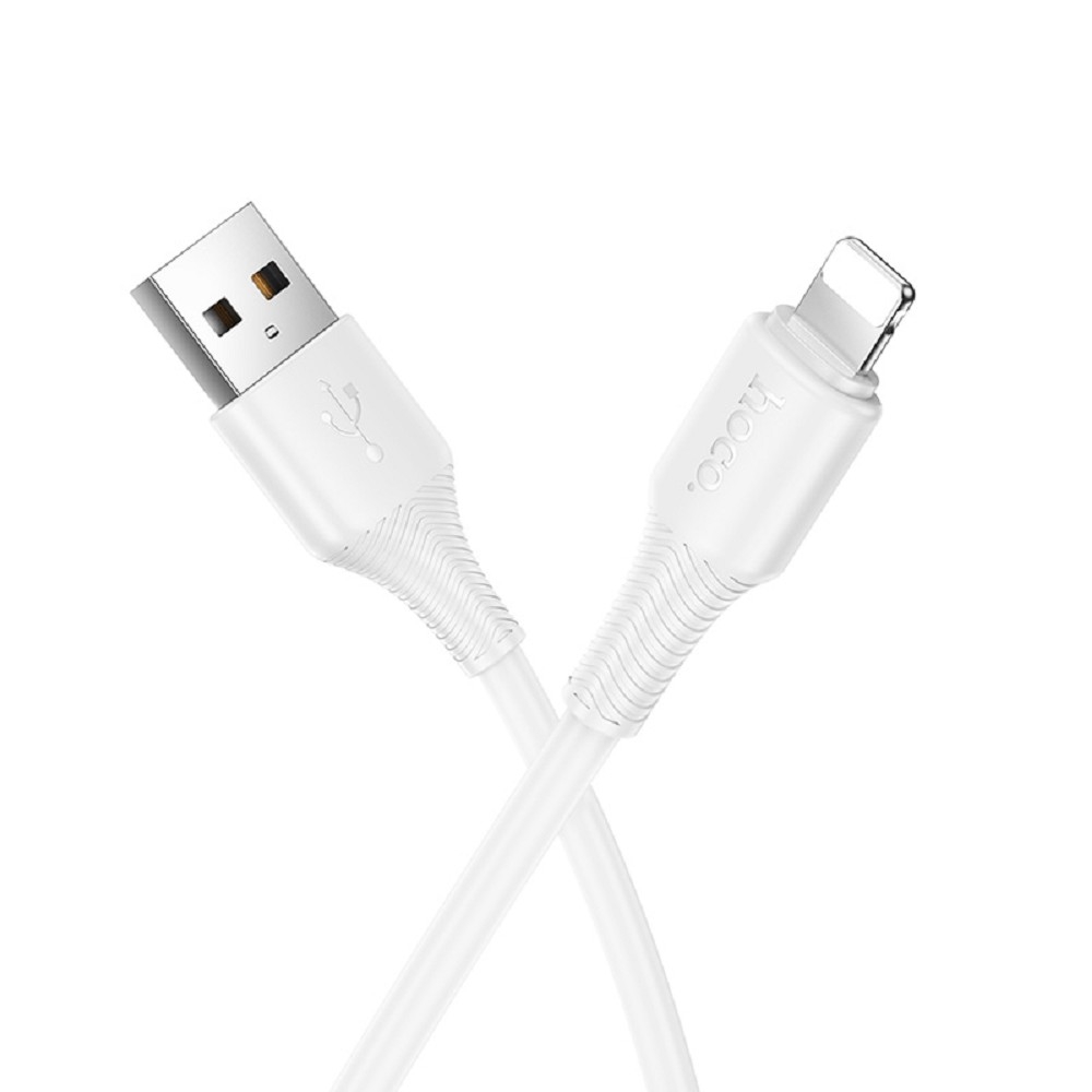 HOCO Кабель USB2.0 Hoco AM/Lightning, 2.4А, X120, 1м, белый, коробка