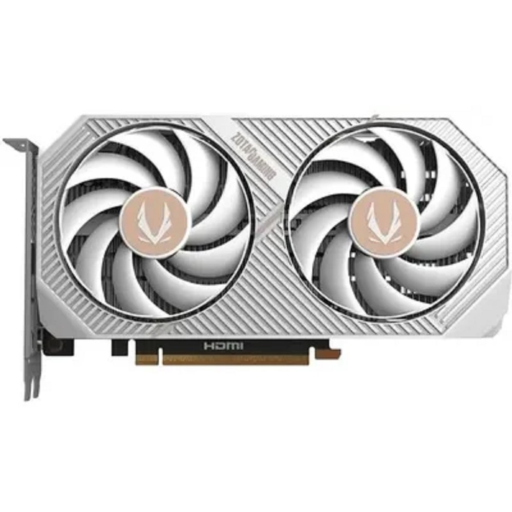 Видеокарта ZOTAC GAMING GeForce RTX 5050 TWIN EDGE OC WHITE ED 8Gb DDR6 128 bit 2235/2602 MHz  3*DP/HDMI  2*FAN (ZT-B50500Q-10M) RTL
