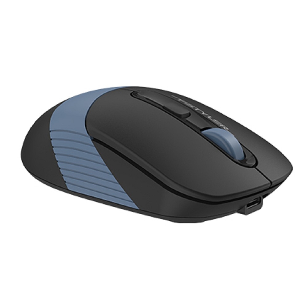 Мышь беспроводная A4Tech Fstyler FB10CS black/blue (оптическая, silent, BT/Radio, USB, 4but, 2000dpi)(FB10CS USB ASH BLUE)