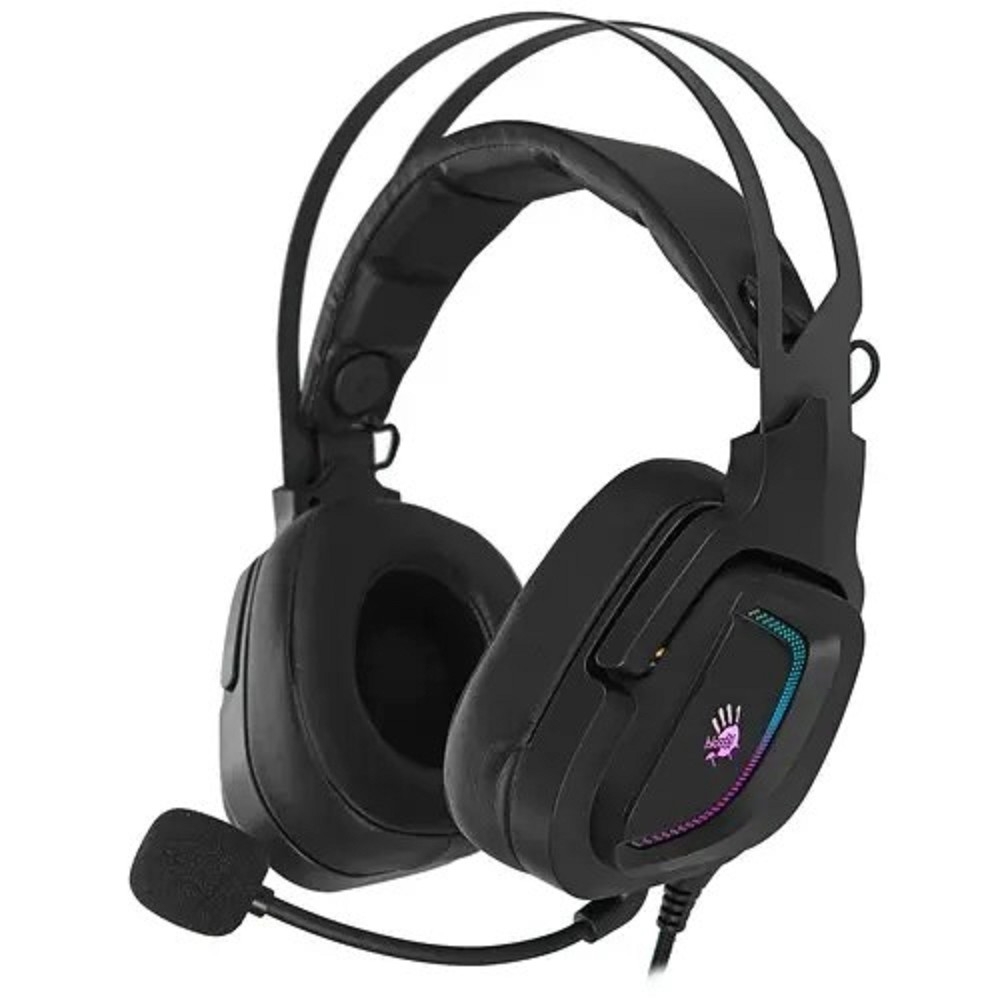 Наушники с микрофоном A4Tech Bloody G570 черный/серый 2м мониторные USB оголовье (G570 (BLACK+GREY) USB)