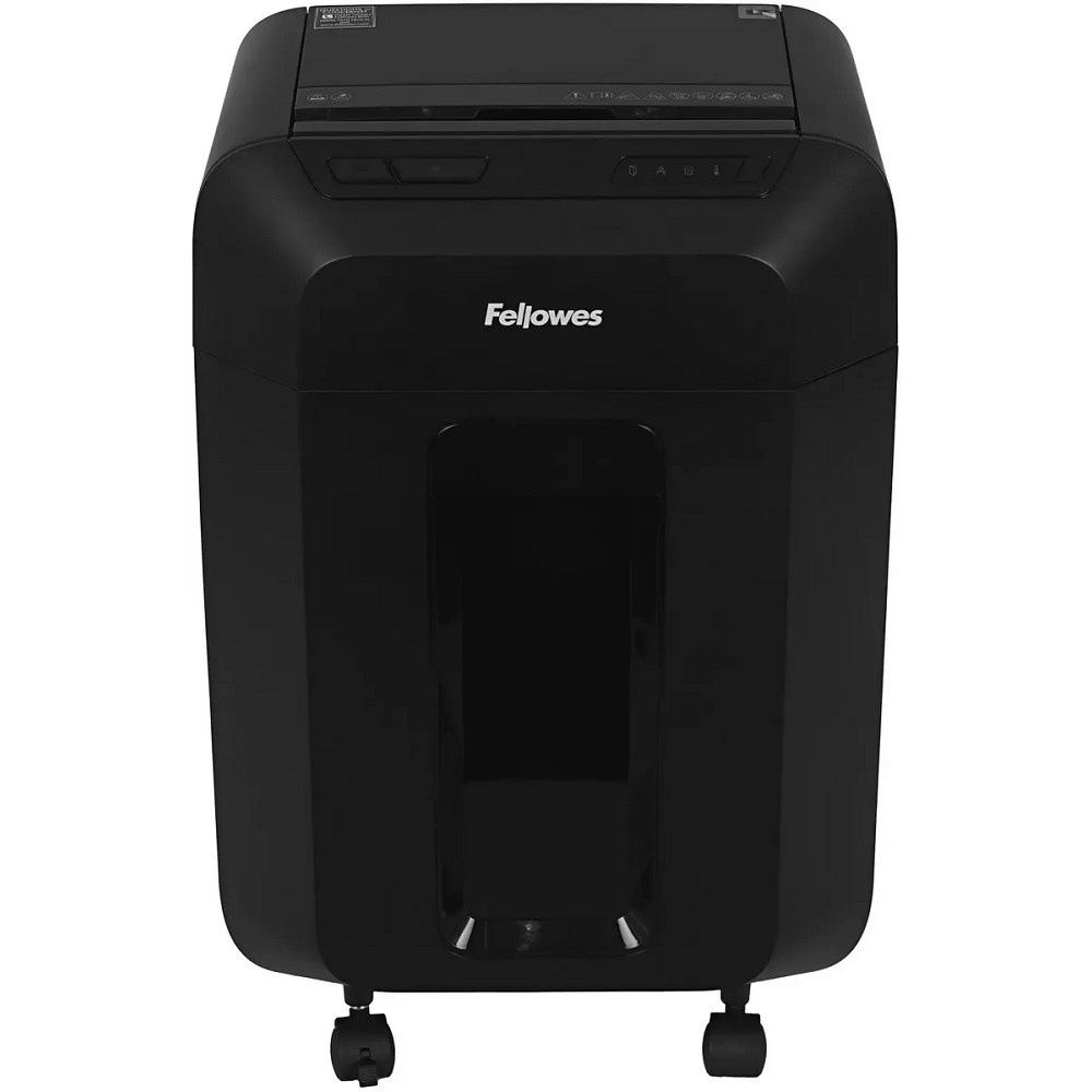 Fellowes Шредер AutoMax 80M FS-46215 , минирезка, DIN P-4, 4х12 мм, автоподача 80 лст., 17 лтр., автореверс, уничт.: скобы, скрепки, пл. карты