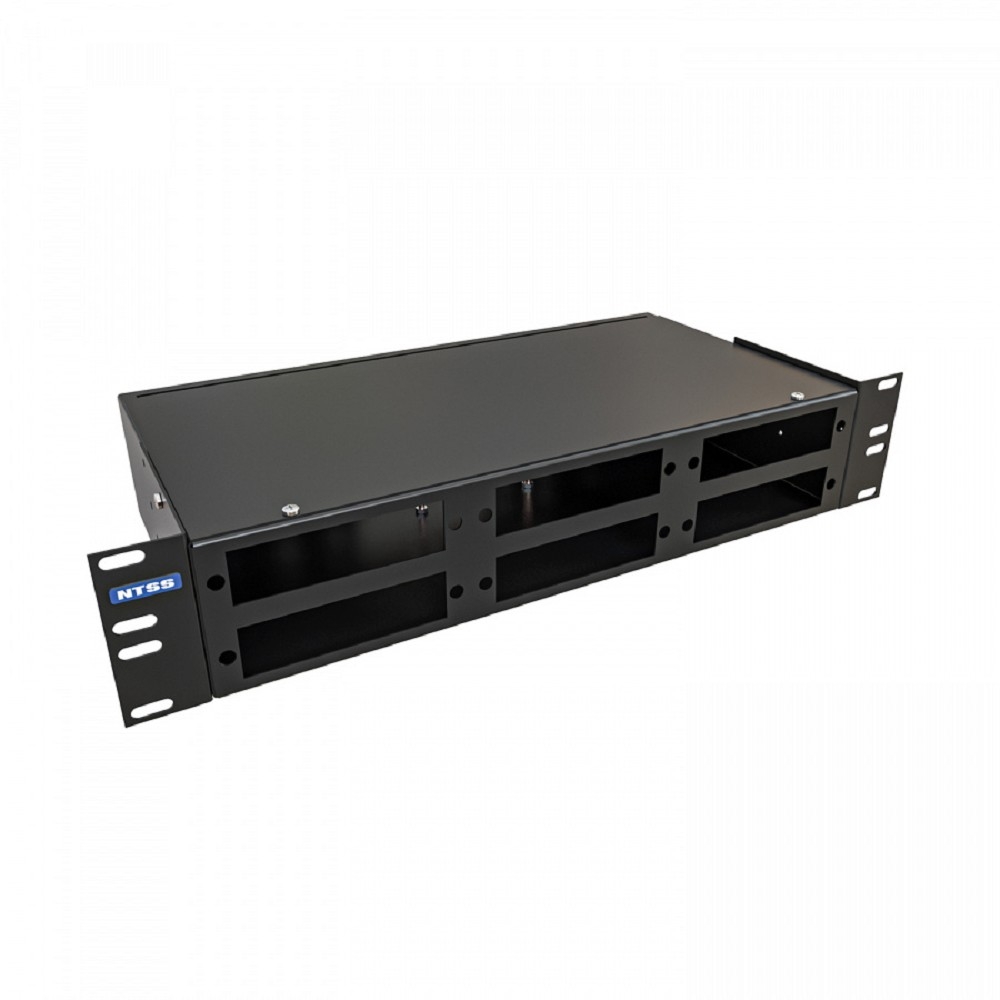 NTSS Кросс NTSS оптический 19'' укомплектованный 2U, 32 порта SC/APC, 9/125 мкм (планки, сплайс-кассета, пигтейлы, КДЗС, адаптеры) черный RAL 9005 NTSS-RFOB-2U-32-SC/A-9-SP1.5G1AY-BL