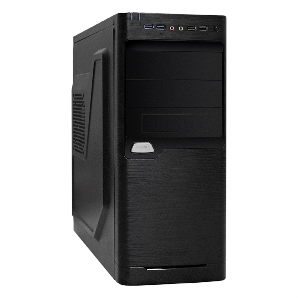 Компьютерный корпус Miditower ExeGate XP-330U Black, ATX, (XP400, Black,120мм), 2хUSB+2хUSB 3.0, Audio