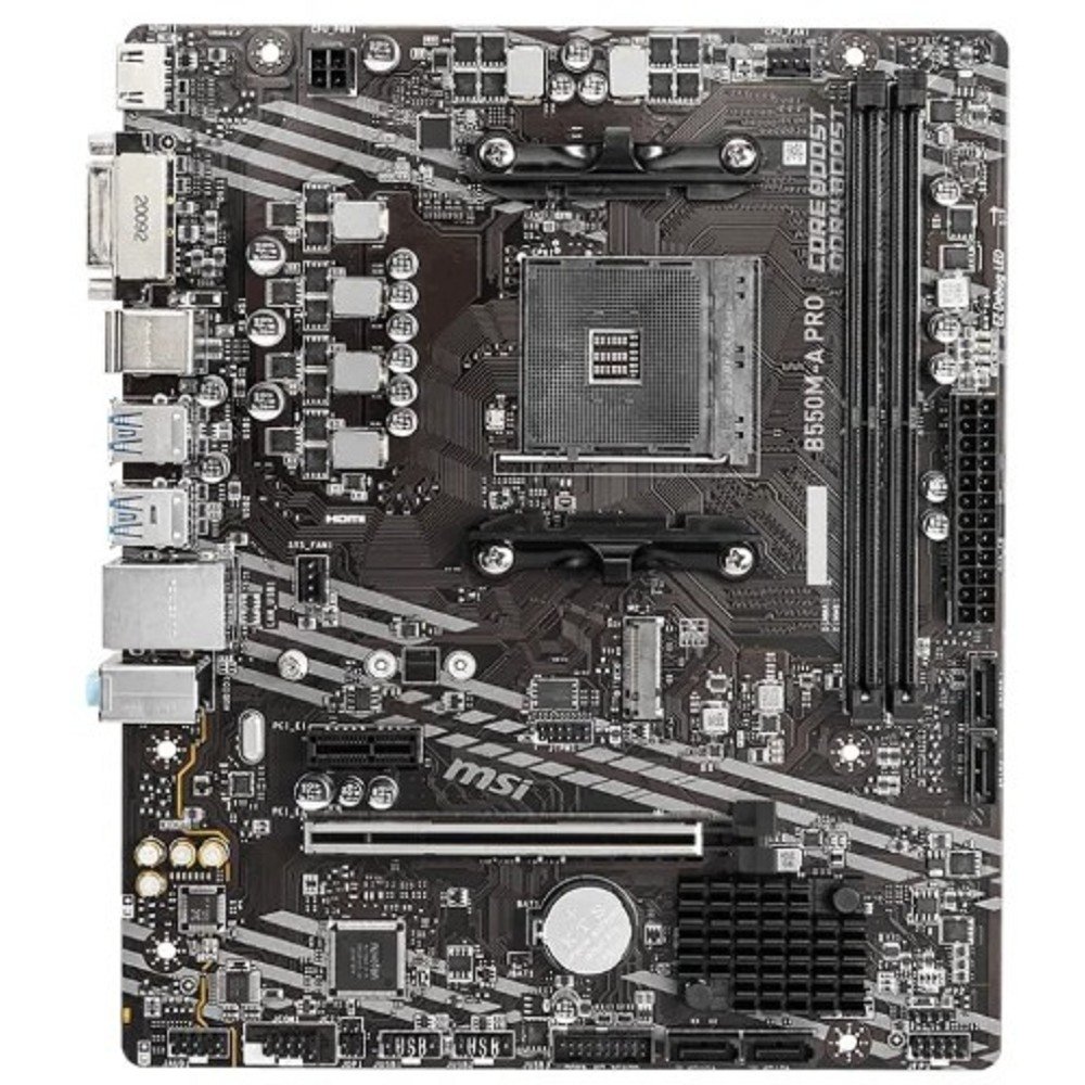MICROSTAR MSI B550M-A PRO Soc-AM4 AMD B550 2xDDR4 mATX AC`97 8ch GbLAN RAID+DVI+HDMI