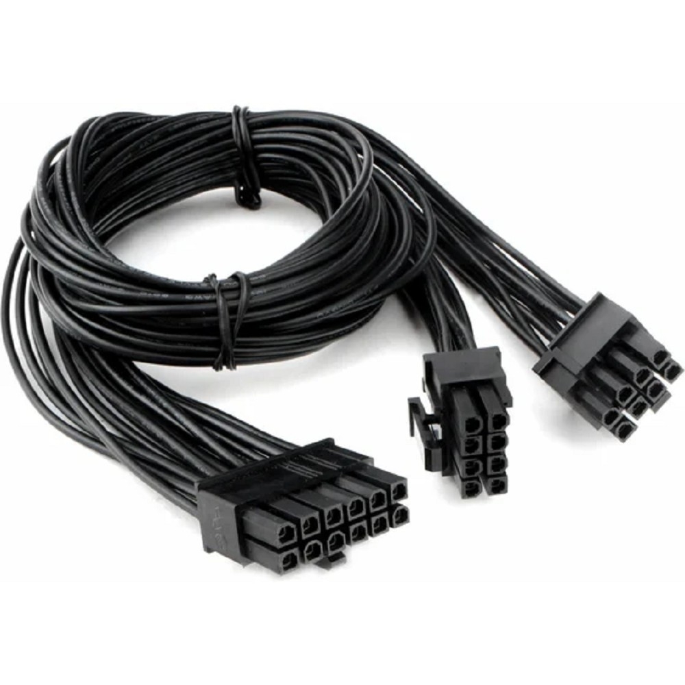 Cablexpert Кабель питания PCIe PCIe 12pin(M) / 2xPCIe 8pin(6+2)(M), медь, 75см, пакет (CC-PSU-2812)