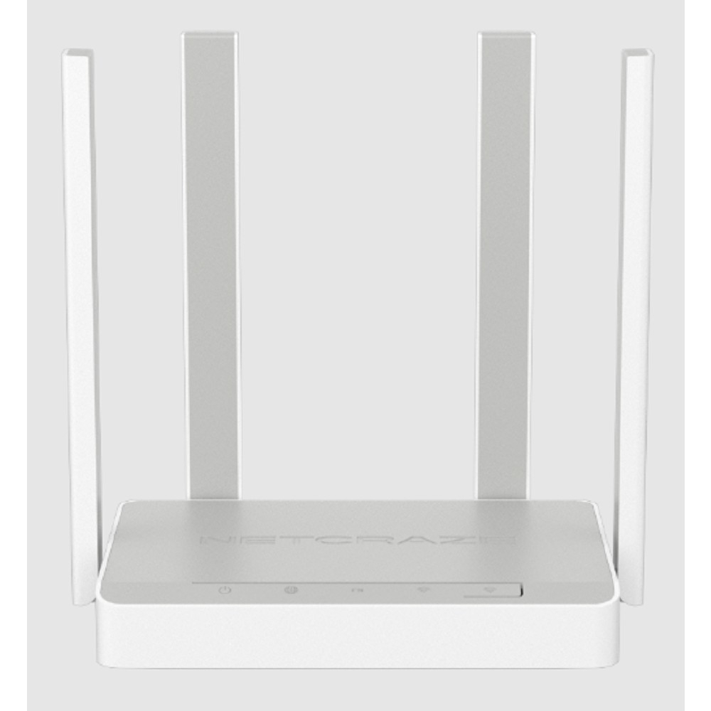 Netcraze Speedster (NC-3013) Гигабитный интернет-центр с Mesh Wi-Fi 5 AC1200, 4-портовым Smart-коммутатором и переключателем режима роутер/ретранслятор