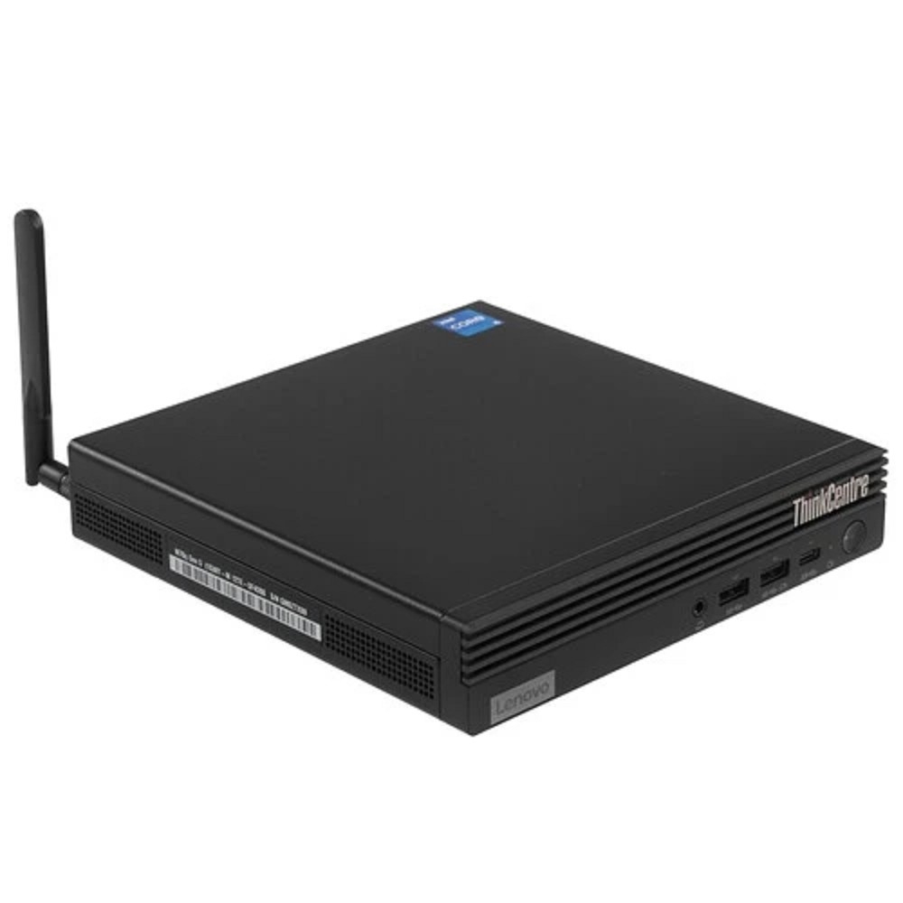 Неттоп Lenovo ThinkCentre Tiny M70q-5 slim i5 13400T (1.3) 16Gb SSD512Gb UHDG 730 без ОС GbitEth WiFi BT 90W kb мышь клавиатура черный (12TDS14100)
