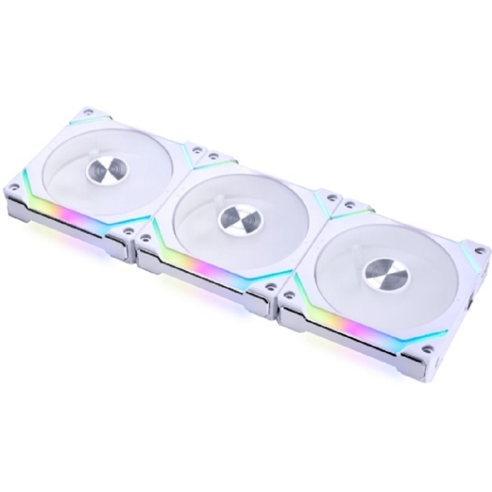 Корпусный вентилятор LIAN LI - UNI FAN SL V2 (3-pack), 120 мм, 3-pin + 4-pin, 2000rpm, цвет белый, G99.12SLV23W.00
