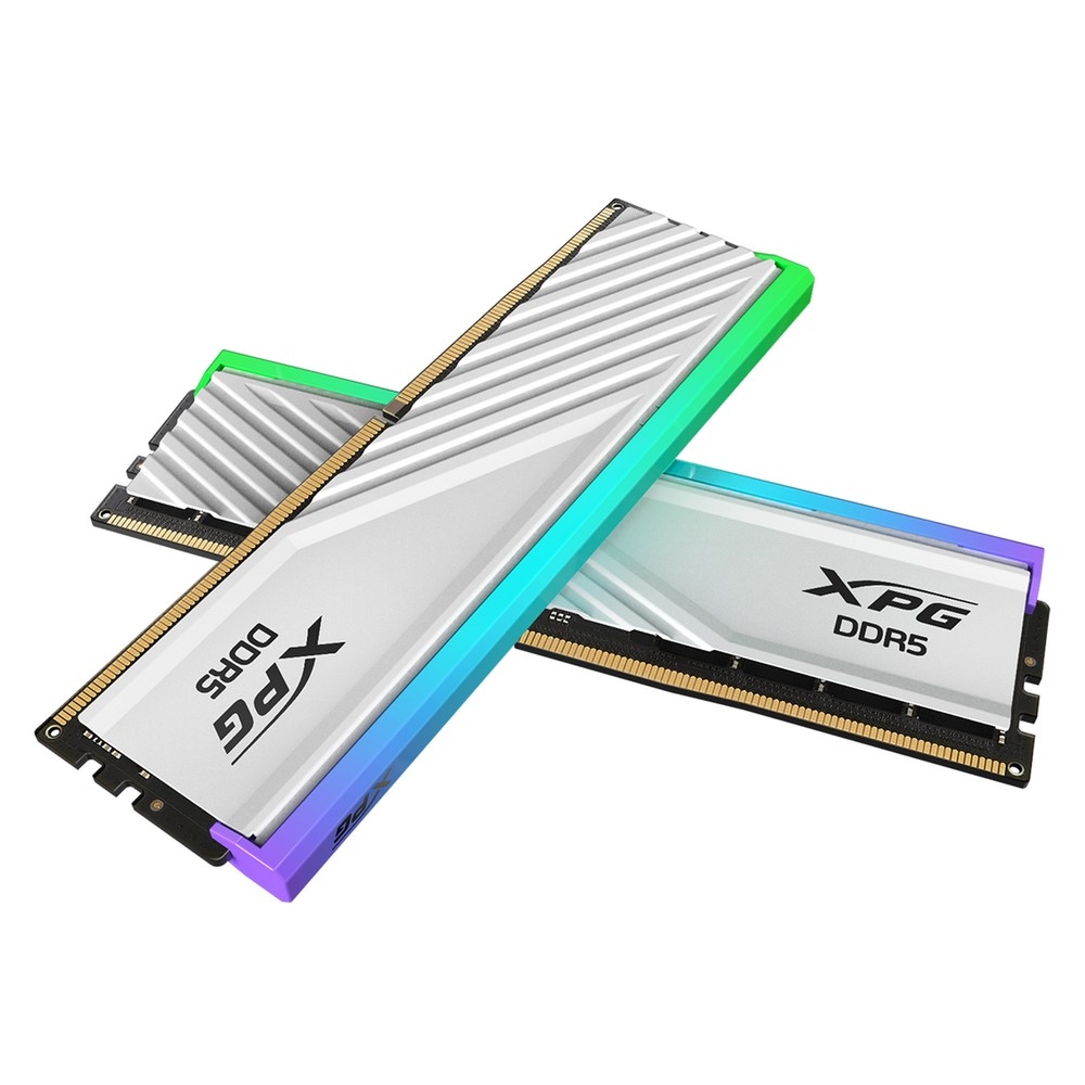 Память DDR5 2x16GB 6000MHz A-Data AX5U6000C3416G-DTLABRWH XPG Lancer Blade RGB RTL Gaming PC5-48000 CL34 DIMM ECC 288-pin 1.35В kit dual rank с радиатором Ret