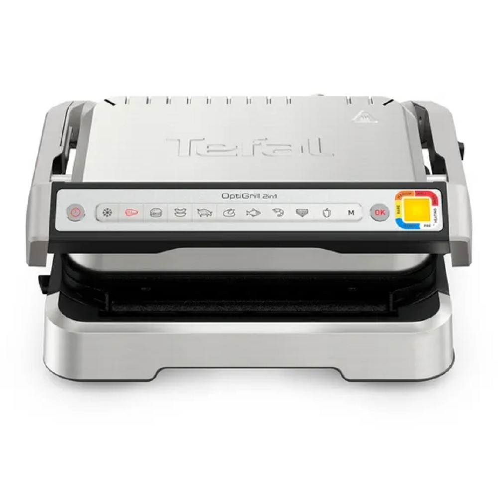 Электрогриль Tefal Optigrill GC772D30 2100Вт серый/черный
