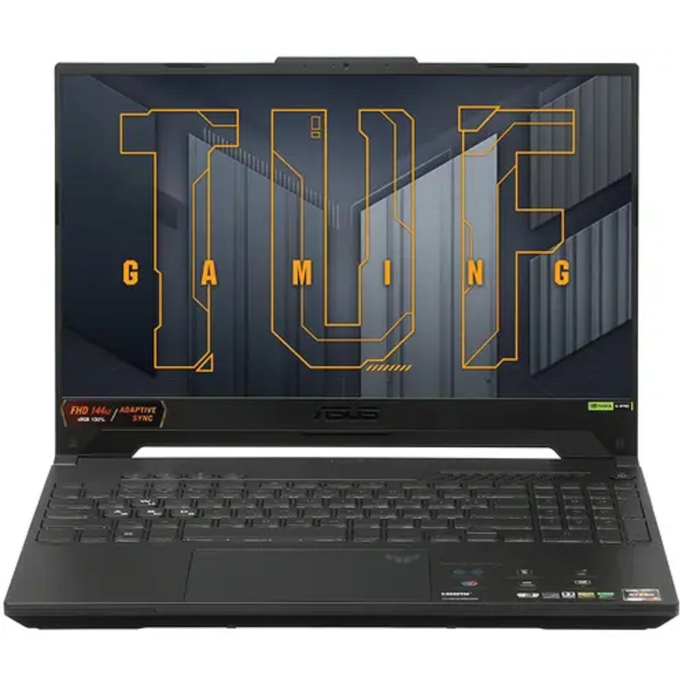 Ноутбук Asus TUF Gaming A15 FA507NVR-LP040 Ryzen 7 7435HS 16Gb SSD512Gb NVIDIA GeForce RTX4060 8Gb 15.6" IPS FHD (1920x1080) без ОС grey WiFi BT Cam (90NR0JK5-M00230)