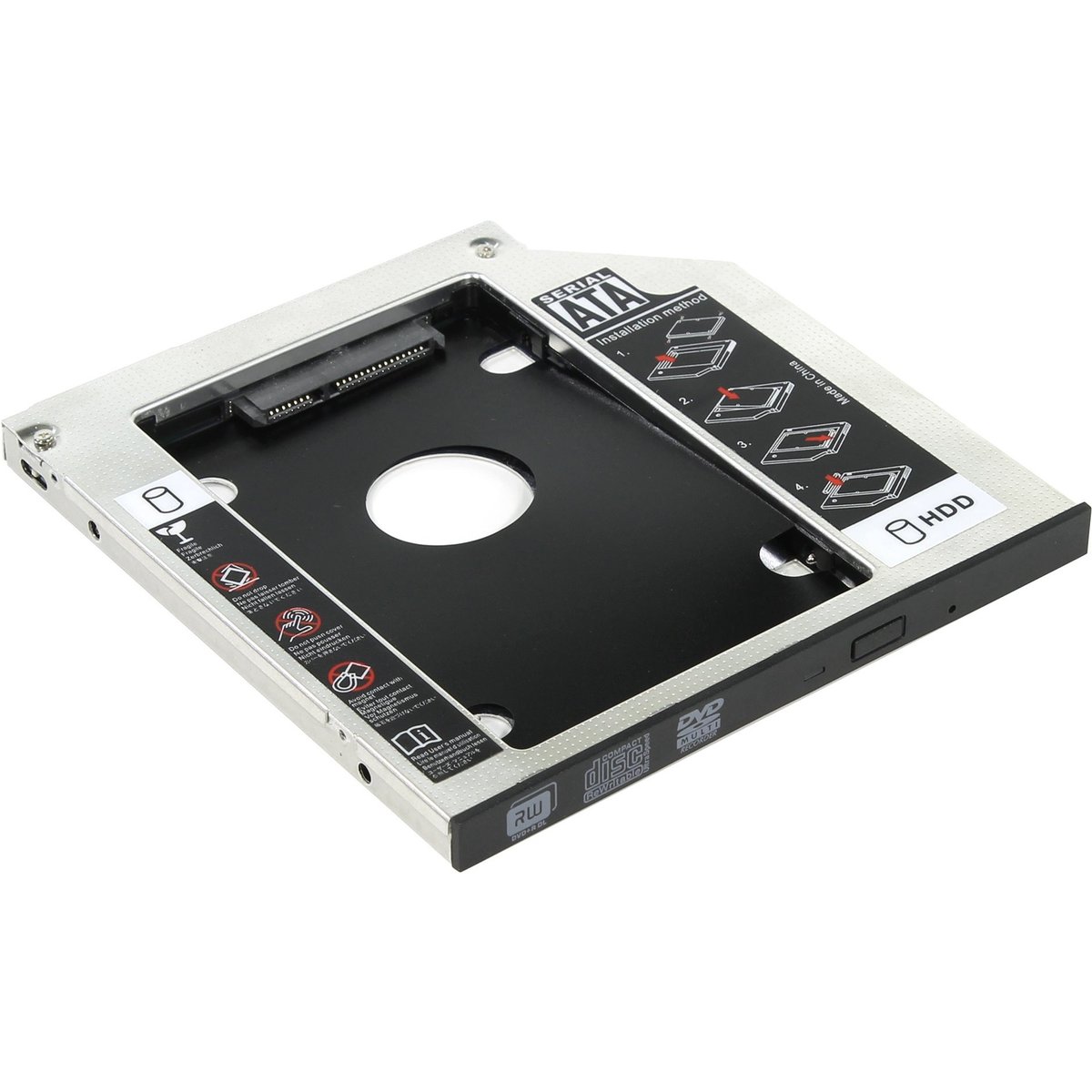 ORIENT Адаптер UHD-2SC9, для 2.5” SATA HDD для установки в SATA отсек оптического привода ноутбука 9.5 мм (30262)