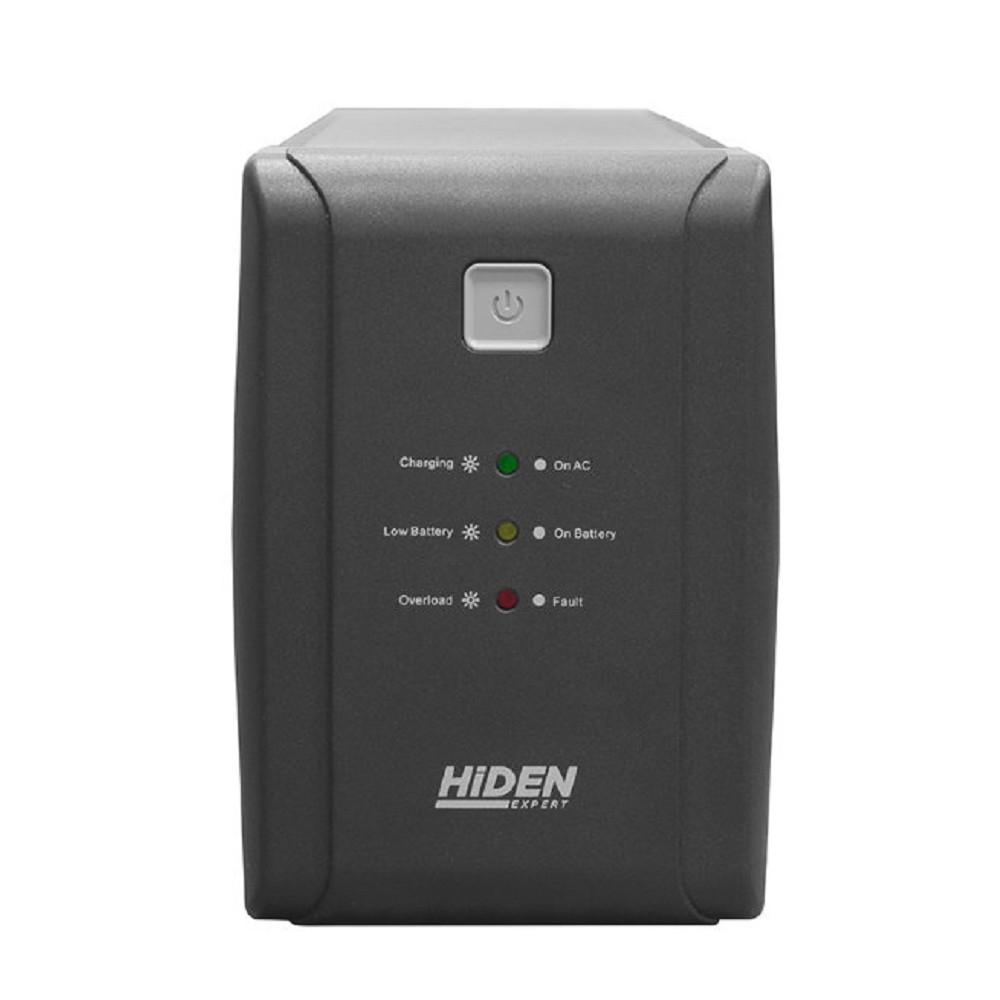 ИБП HIDEN EXPERT ULS600E 600ВА/360Вт {Линейно-интерактивный, 2xSchuko LED, USB, встроенный АКБ 1x12B/7Ач} {УТ-00002465}