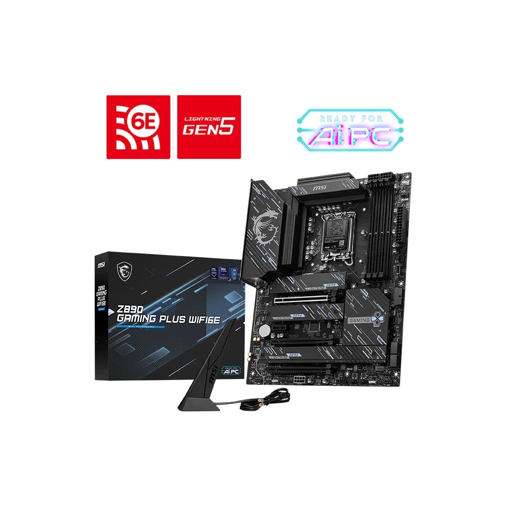 MICROSTAR Материнская плата/ Z890 GAMING PLUS WIFI6E