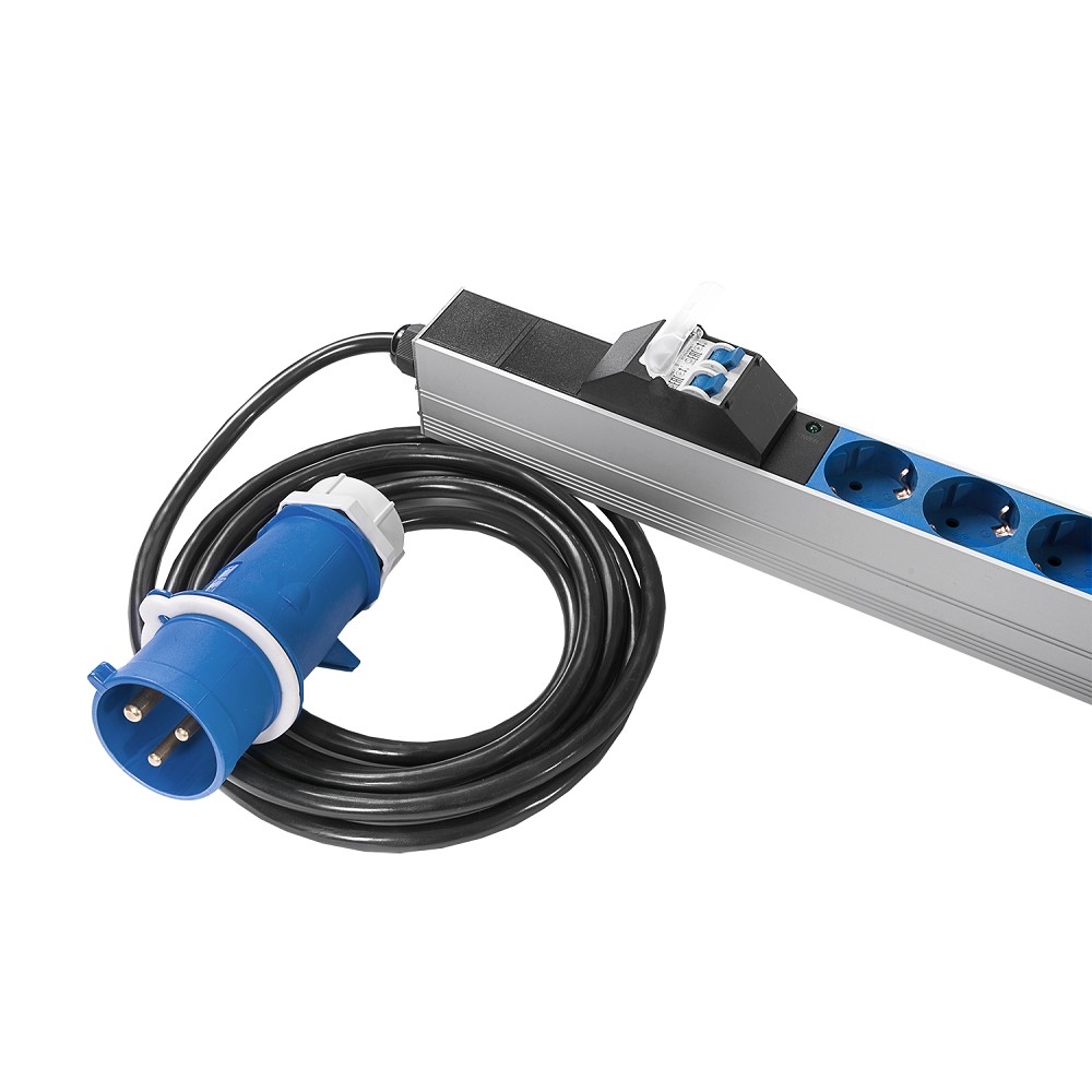 REM Верт блок розеток Rem-2MC,LINUX,мониторинг,измерение,1~32А,авт,24S,1820мм,вх IEC309,шнур 3м