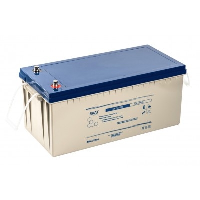 АКБ БАСТИОН SKAT SB 12200S AGM 12V 200Ач I зар.66А, клеммы под болт М6, гарантия 18 мес (8976)