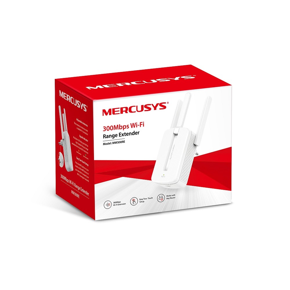Повреждение упаковки Mercusys MW300RE N300 Усилитель Wi-Fi сигнала