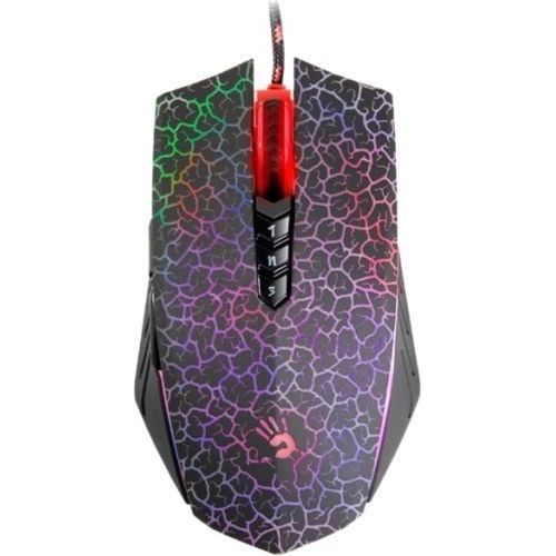 Мышь A4Tech Bloody A70 черный оптическая 6200dpi USB 8but (A70 MATTE BLACK)