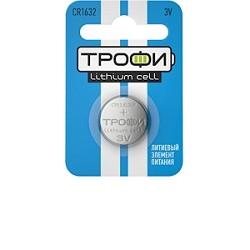 Трофи CR1632-1BL (10/240/38400) (1шт. в упак)