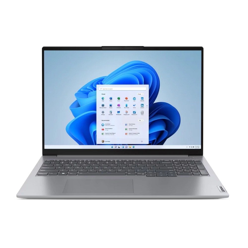 Ноутбук 16" IPS WUXGA LENOVO ThinkBook 16 G6 IRL серый (Core i5 13420H/16Gb/512Gb SSD/VGA int/FP/noOS) (21KH00SXRU)