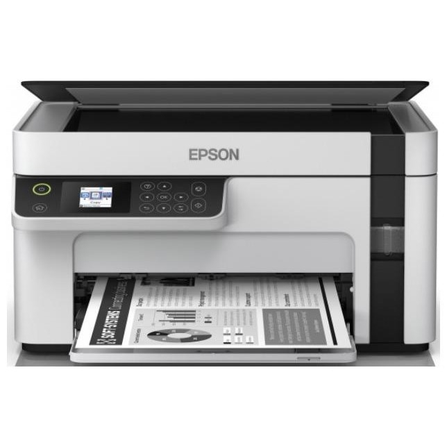 C11CJ18404 - МФУ Струйное Epson M2120, А4, ч\б, 32 стр/мин, Сканер 1200x2400dpi, USB, WIFI, C11CJ18404