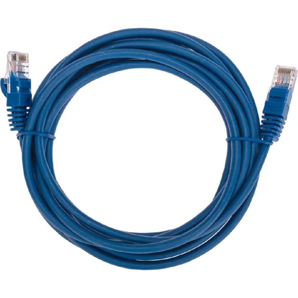Rexant (02-0104-3) Патч-корд U/UTP, CAT 5e, RJ45-RJ45,  26AWG,  LSZH,  синий, 3м