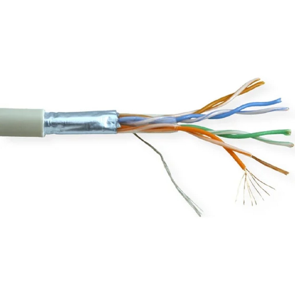 5bites Кабель FT5725-100A витая пара FTP / STRANDED / 5E / 24AWG / CCA / PVC / 100M