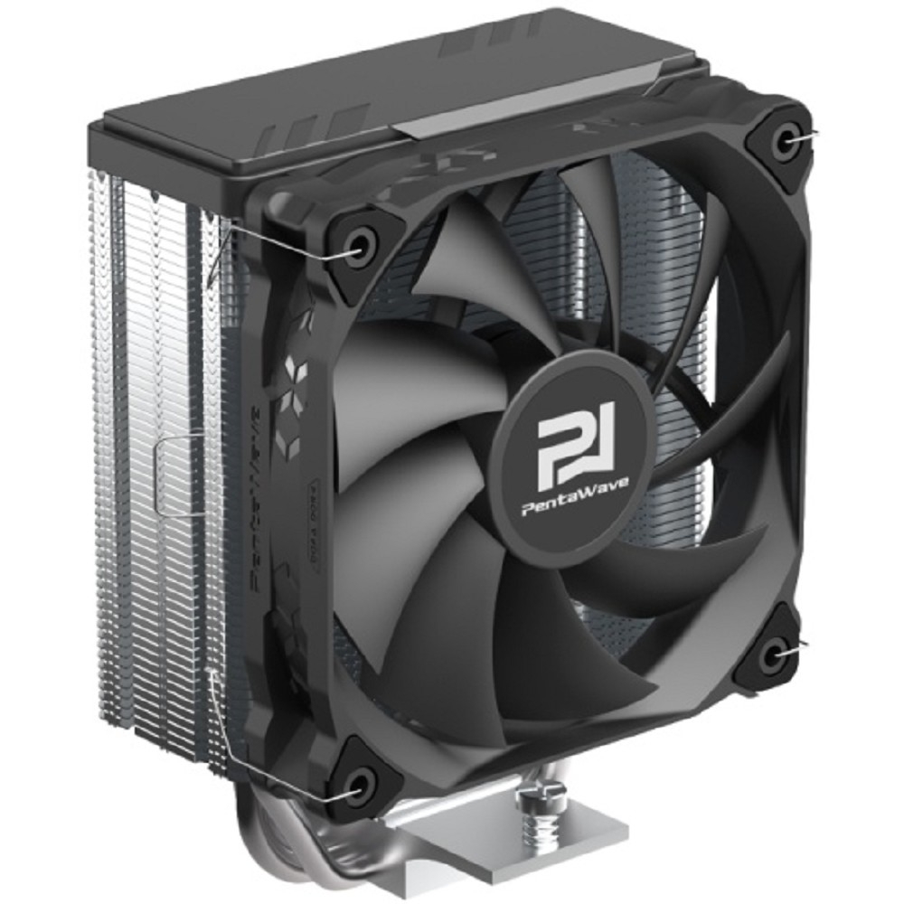 Кулер PentaWave PC-Z03E SRB  LGA115X/1200/1700/AM4/AM5 ( TDP 205W, 1*120mm PWM Fan, 3 тепловые трубки 6мм, 600-1750RPM, 12-29,5dBa)