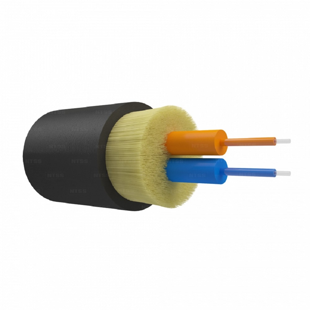 NTSS Оптический кабель IN/OUT, OM2, 50/125, 2 волокна, LSZH, черный NTSS-FO-D-IN/OUT-50-2-LSZH