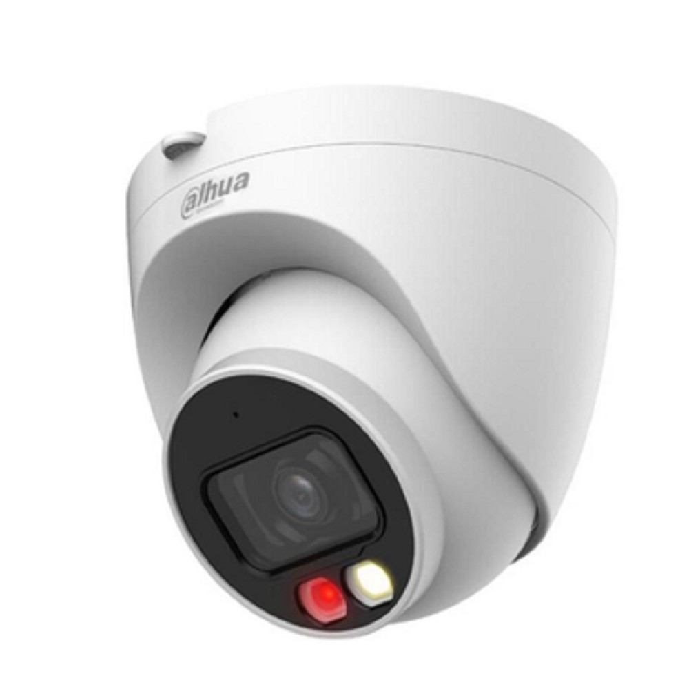 DAHUA DH-IPC-HDW1439VP-A-IL-0280B Уличная турельная IP-видеокамера SmartDualLight 4Мп, 1/2.9” CMOS, объектив 2.8мм, обнаружение людей, микрофон, ИК 30м, LED 20м, IP67, металл
