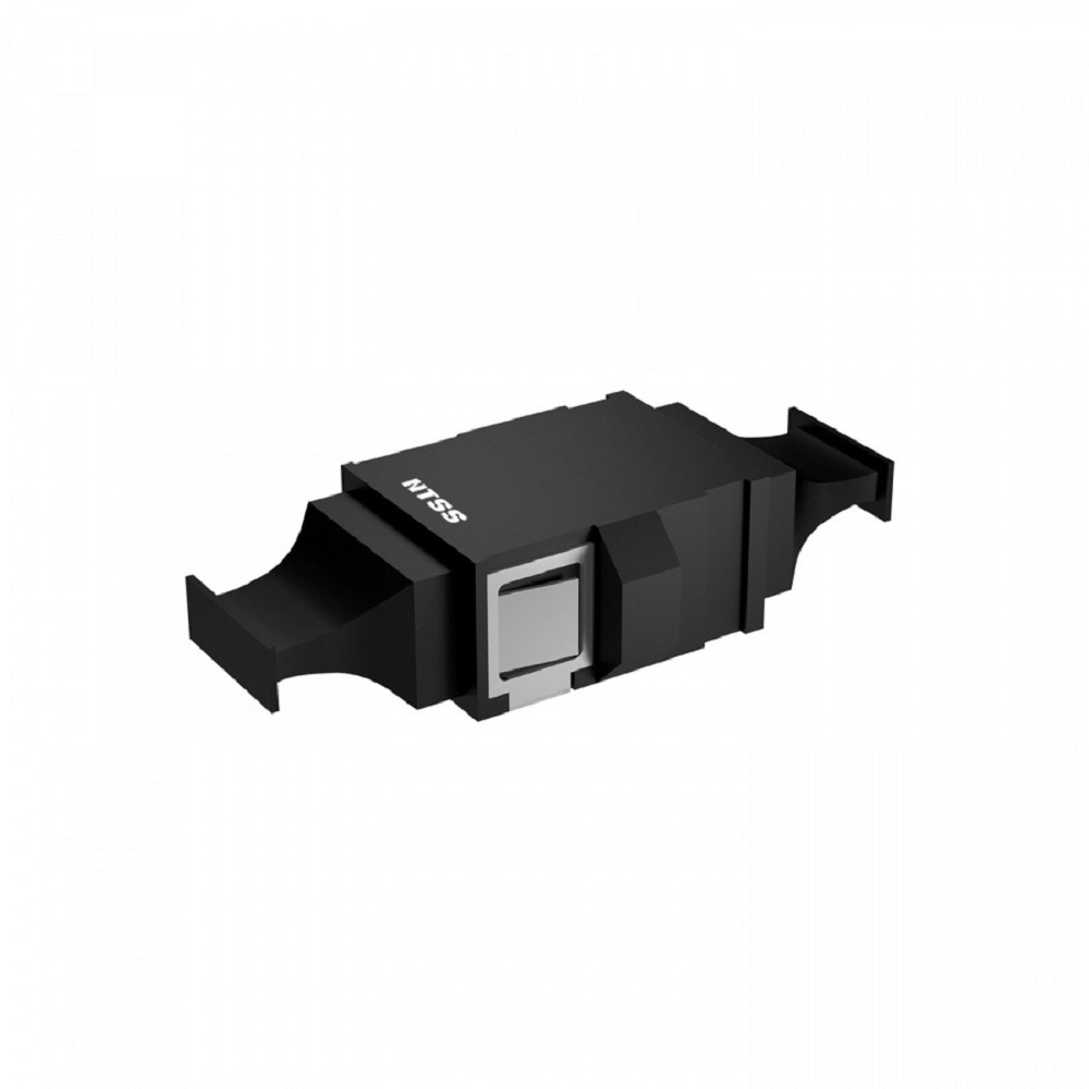 NTSS Адаптер оптический NTSS PREMIUM MTP, тип A (key-up to key-down) SM/MM BLACK NTSS.MTP-PM-SM/MM-S-A-BL