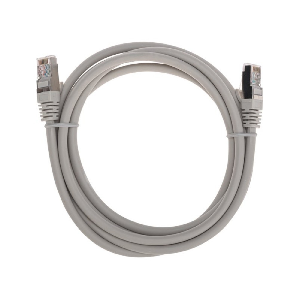 Патч-корд S/FTP Rexant cat.6a (10G), RJ45-RJ45, неэкранированный, 28AWG, LSZH, серый, 2 м