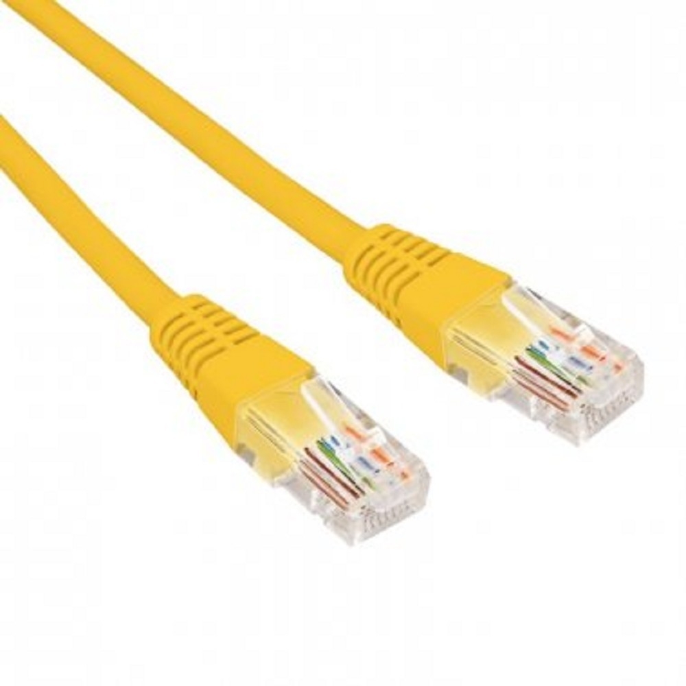 Патч-корд U/UTP Rexant cat.6, RJ45-RJ45, неэкранированный, 26AWG, LSZH, желтый, 0.3 м
