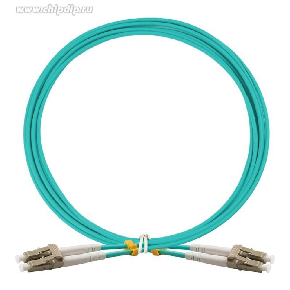 Exegate EX295134RUS Патч-корд волоконно-оптический FC-D-503-LC-LC-2M-LSZH (Шнур ВО MM 50/125 (OM3), LC/UPC-LC/UPC, Duplex, LSZH, 2м)