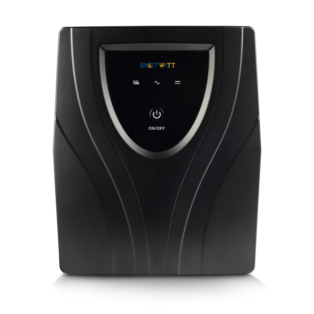 SMARTWATT UNI PRO 600 {линейно-интерактивный SIN, 600/420 ВА/Вт, напольный, LED индикация, Shuko CEE7/4 - 1 шт. , IEC C13 - 1 шт}