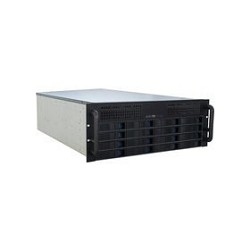 Корпус серверный Procase - ES416S, mITX, mATX, ATX, 16х3.5", Hot-swap, 2х5.25", 1xUSB2.0, 1xUSB3.0, Rack, 4U, без БП, цвет чёрный, ES416S-SATA3-B-0
