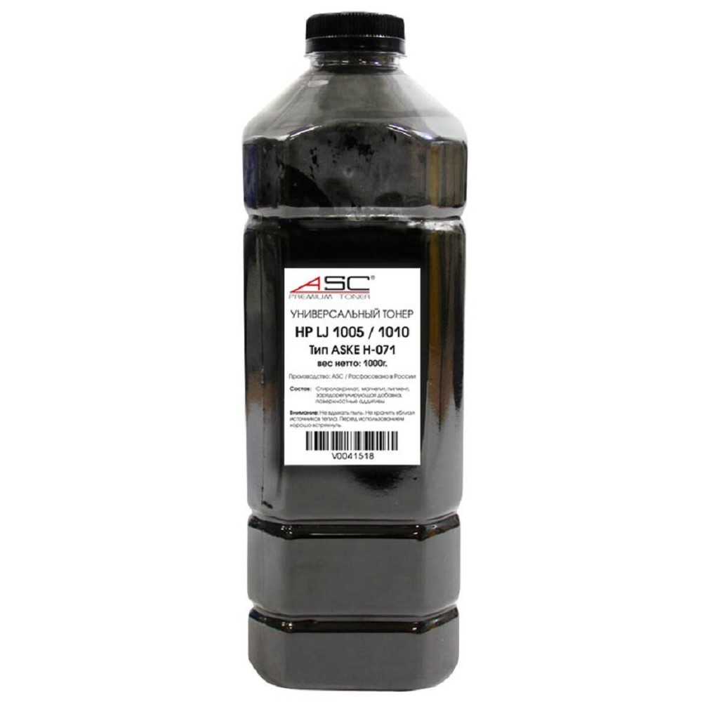 Тонер ASC 4010715509294, для HP LJ, черный, 1 кг