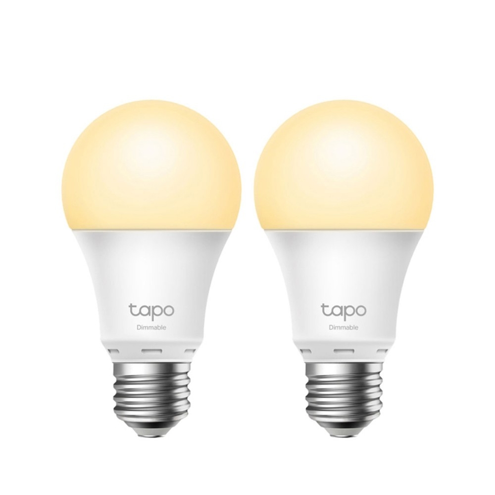 Умная Wi-Fi лампа TP-Link Tapo L510E Smart Wi-Fi Light Bulb, Dimmable, E27 base, 2700K, 220V, 50/60 Hz, 60W Equivalent, Energy Class A+, 2.4GHz, 802.11b/g/n, Tapo APP, Works with Alexa and Google Assistant, Timer and Schedule settings, 2pack