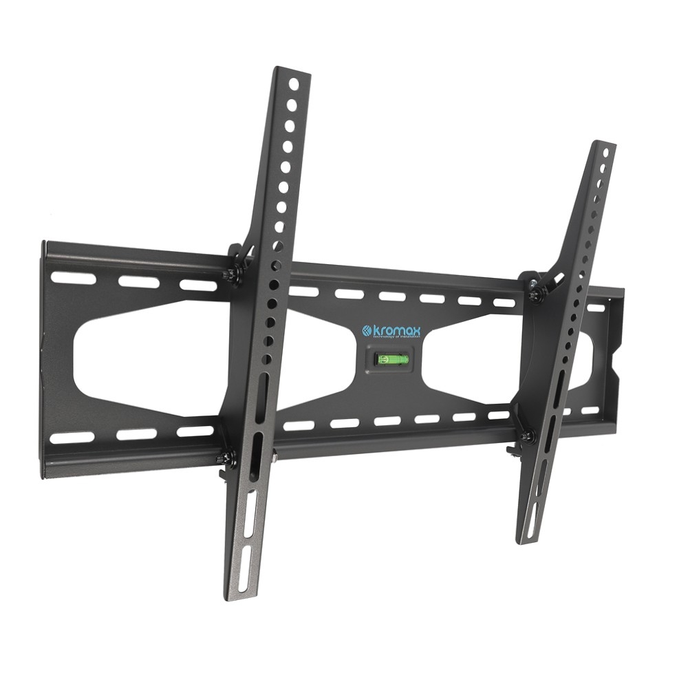 Кронштейн Kromax STAR-22 для TV 32"-65", настенный наклонный, max VESA 600x400, от стены 75мм, наклон ±12°, нагрузка до 50 кг, grey titan