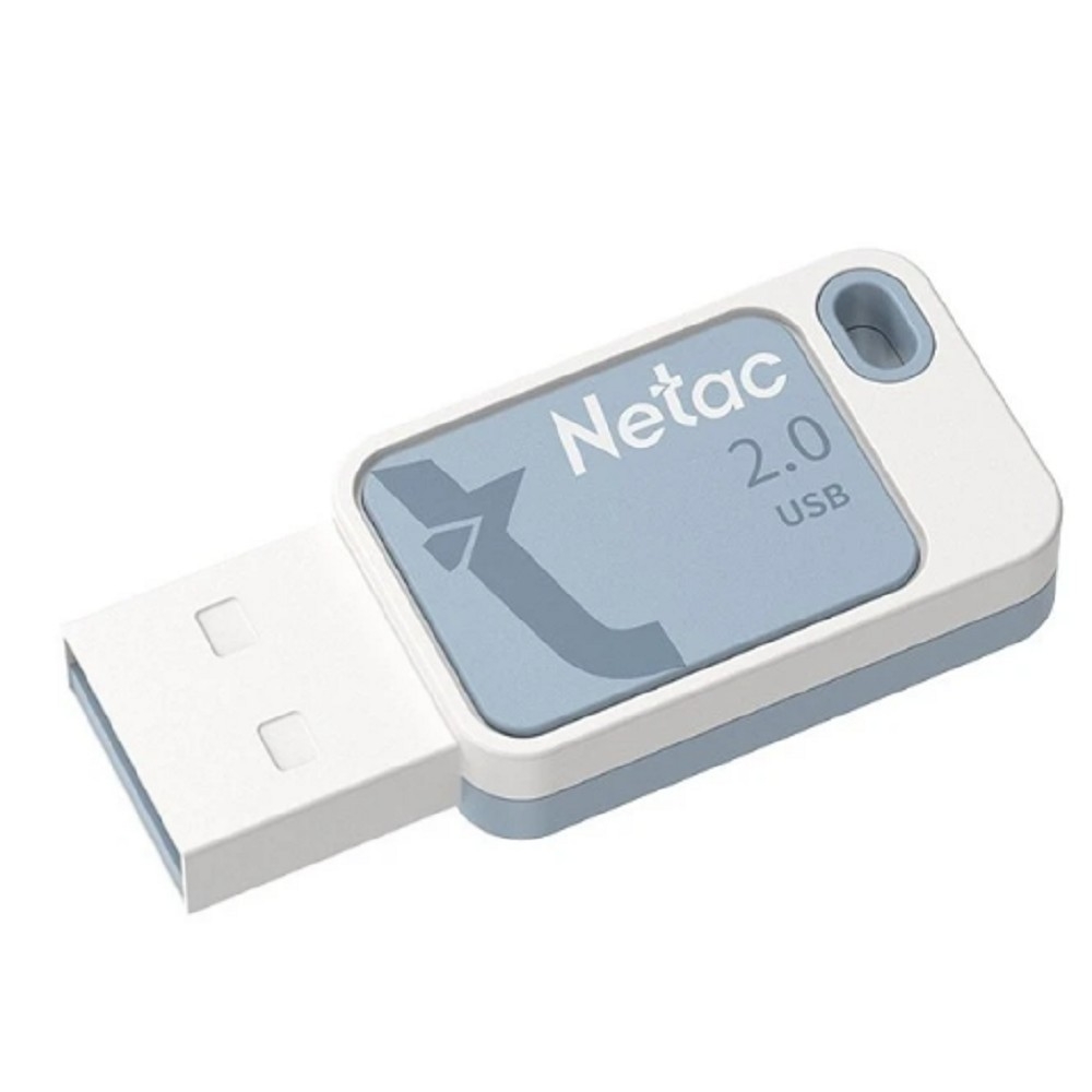 Netac USB Drive 8GB UA31 <NT03UA31N-008G-20BL>, USB2.0, голубая