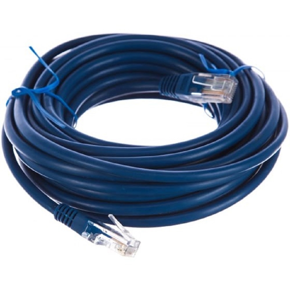 <084483> Кабель патч-корд .Patch cord кат.5e 7.5м, Cablexpert, многожильный, синий [PP12-7.5M/B]