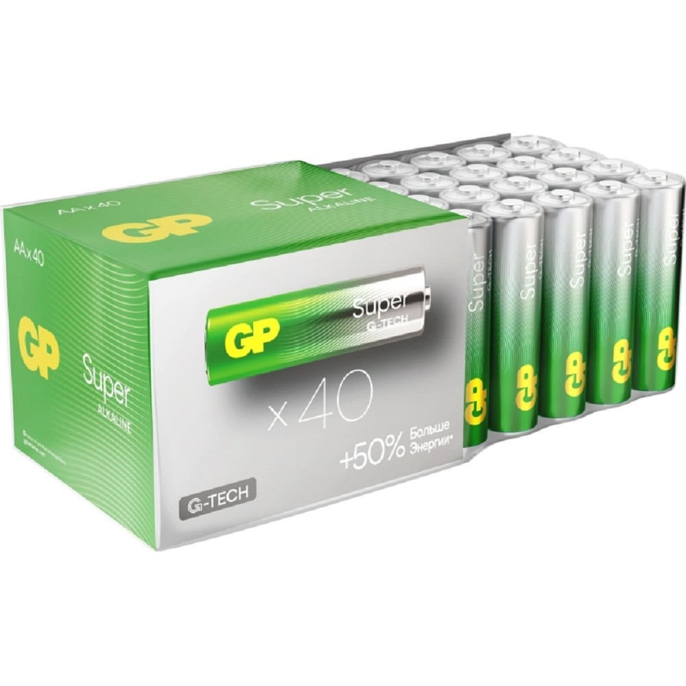 GP 15AA21-2CRSWC40 240/720 Super Alkaline G-Tech (40 шт. в уп-ке)