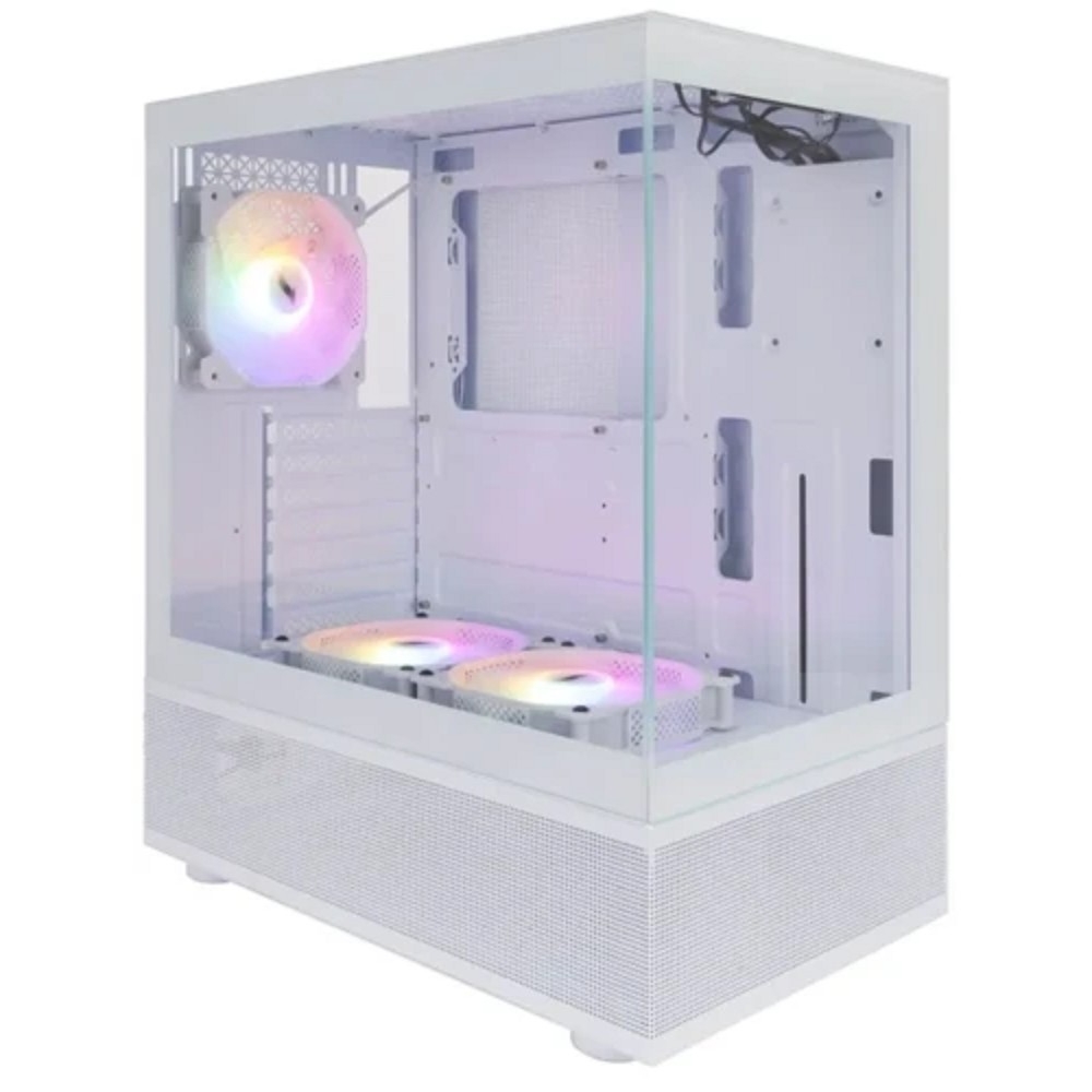 Корпус для ПК 1STPLAYER - MIKU Mi7-A, 2х2.5", 1х3.5", 1xUSB2.0, 1xUSB3.0, Midi Tower, без БП, цвет белый, Mi7-A-WH-2F1R-W-1F1-W