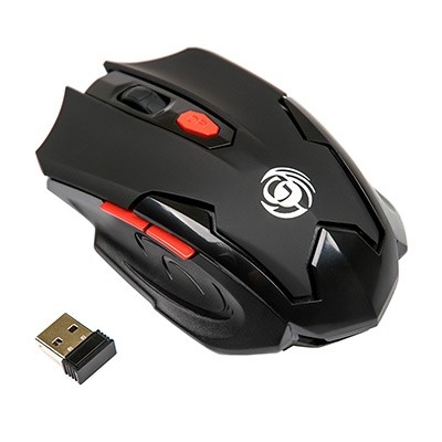 Мышь беспроводная Dialog Gan-Kata MRGK-10U черный, 1600 dpi, радиоканал, USB, кнопки - 6