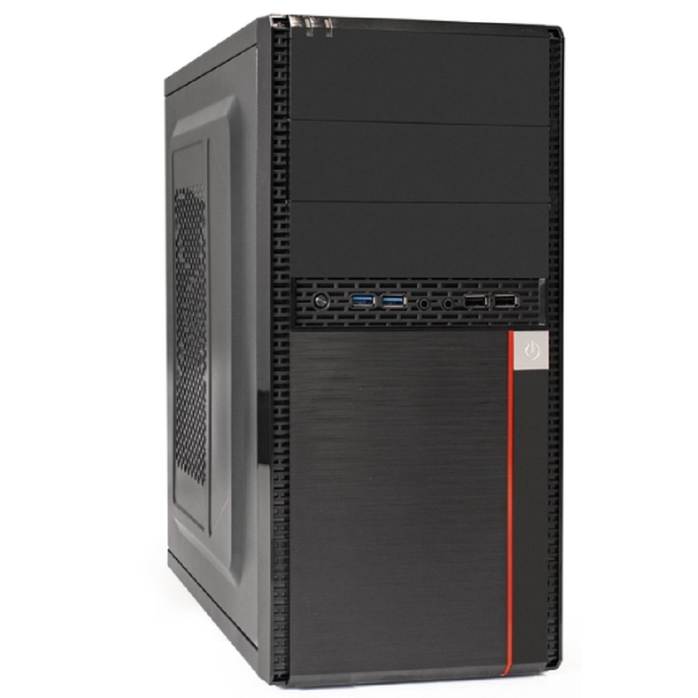 Компьютерный корпус Minitower ExeGate EX284033RUS BA-204U-350W-8 (mATX, БП AA350 с вент. 8см, 2хUSB+2хUSB 3.0, аудио, черный)