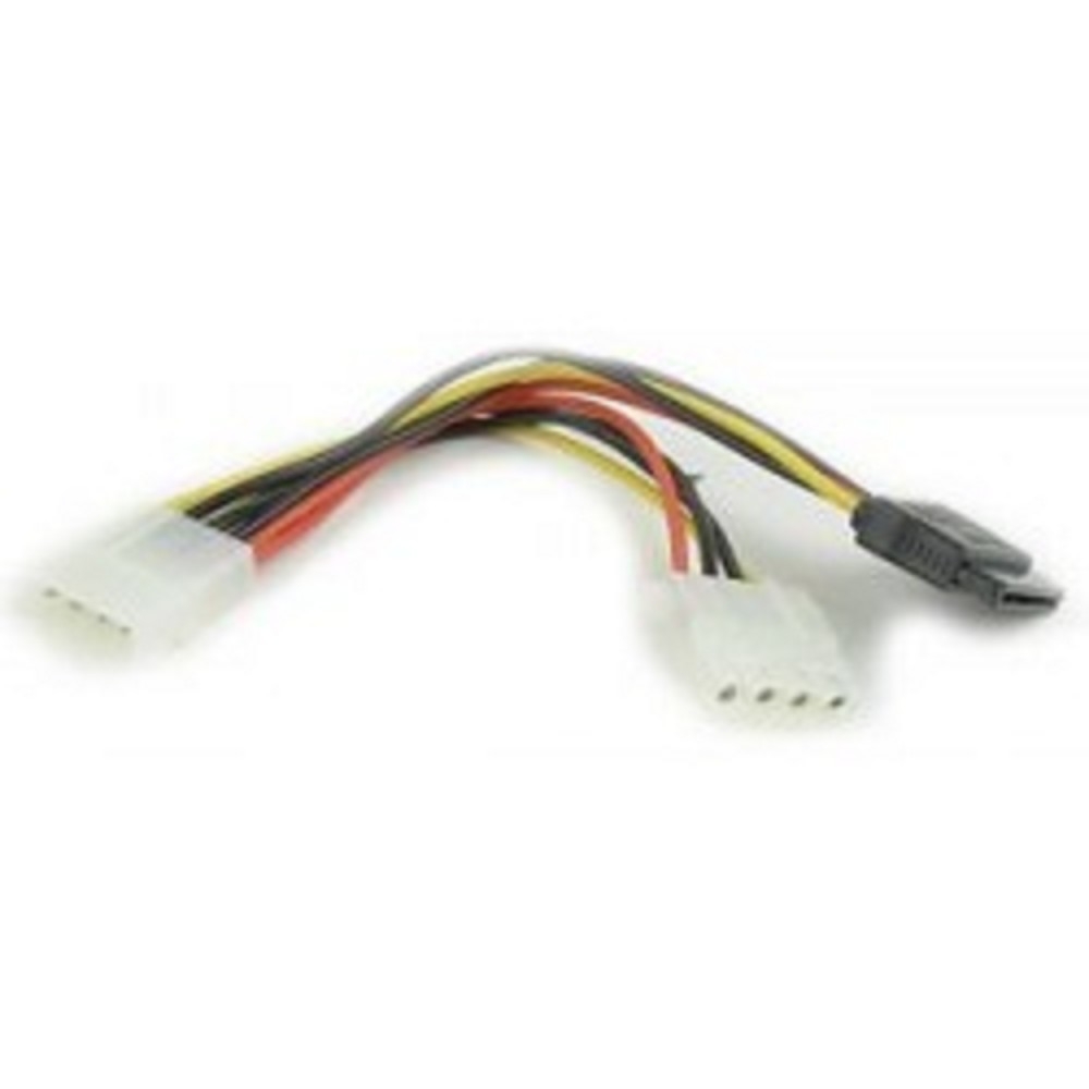 Разветвитель питания SATA Gembird CC-SATA-PSY2 (Molex 4pin/Molex 4pin+SATA 15pin, 0.15м, на 2 устройства)
