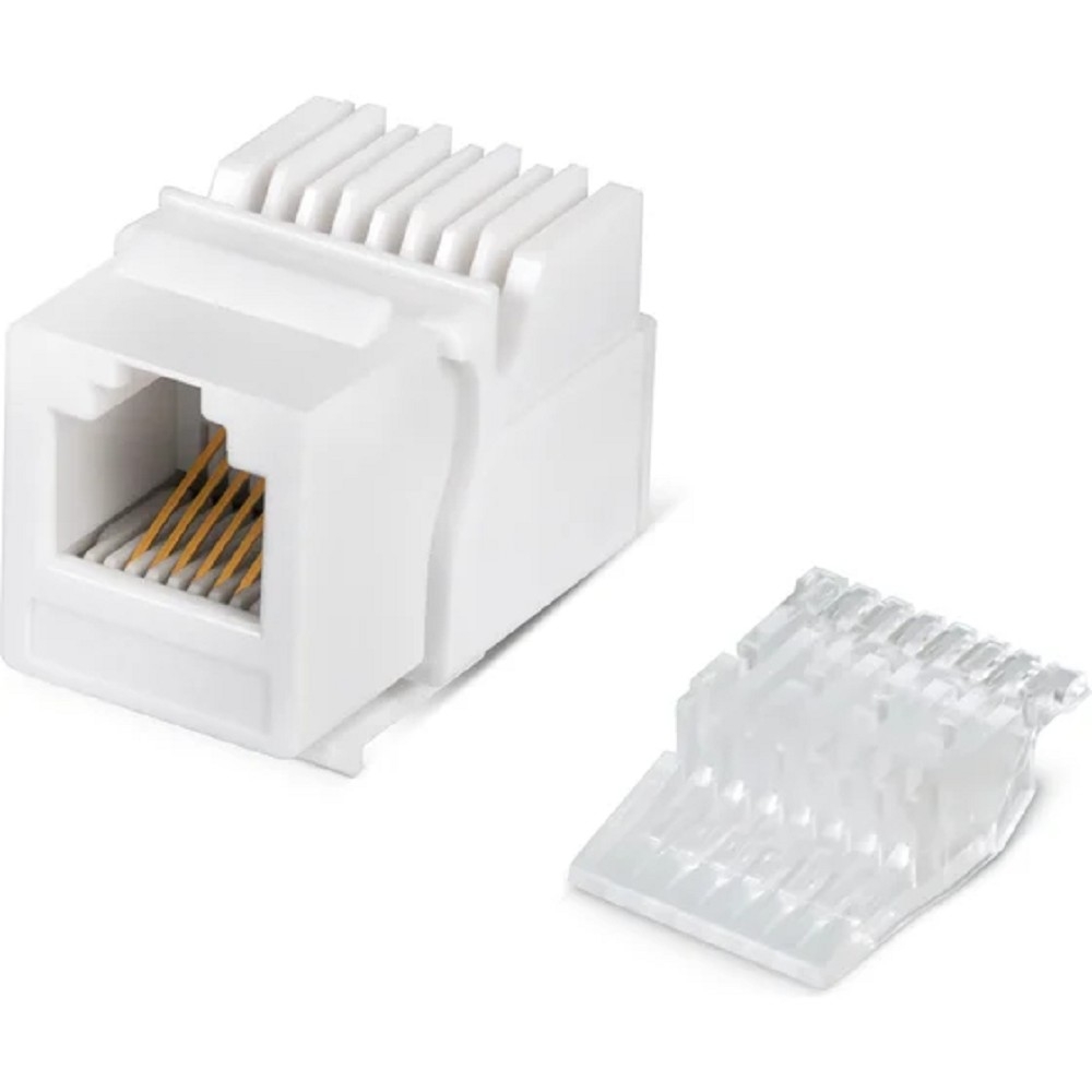 KJ-RJ12-Toolless Модуль Cabeus (вставка) Keystone Jack, RJ-12(6P6C), без инструмента Toolless, белая