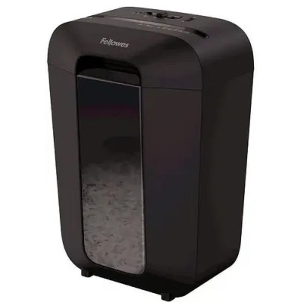 Fellowes Шредер PowerShred LX70 FS-44075(01), черный {DIN P-4, 4х37мм, 11 лст., 18 лтр., уничт.: скрепки,скобы,карты}