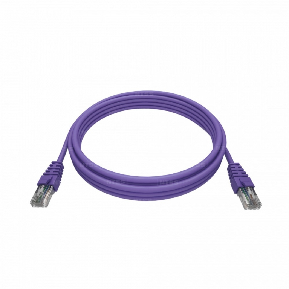 NTSS Патч-корд NTSS PREMIUM 2xRJ45/8P8C, T568B UTP 28 AWG CAT6 LSZH 1 метр, лиловый NTSS-PC-PM-UTP28-RJ45-6-1.0-LSZH-LL