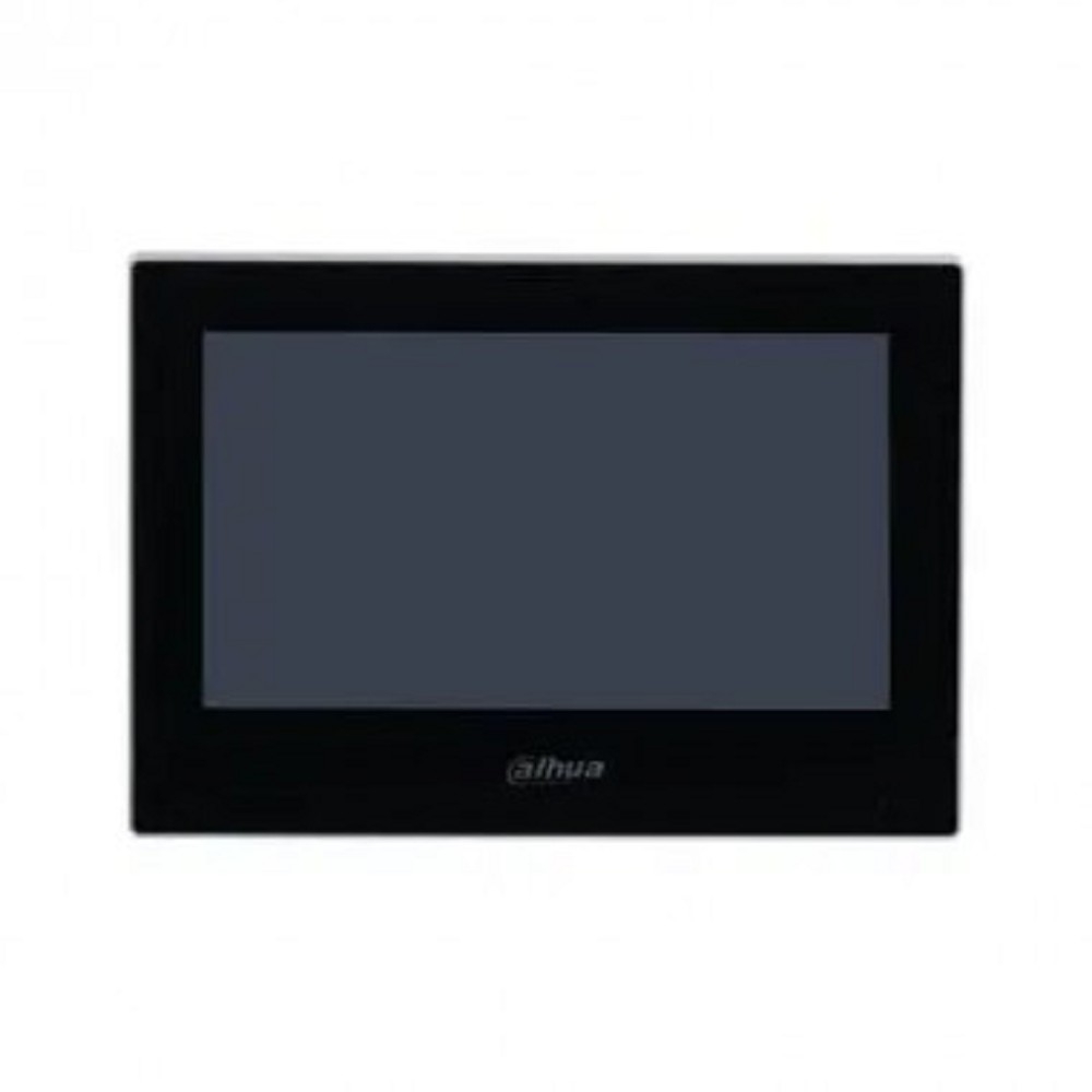 DAHUA DHI-VTH2621G-P Видеодомофон IP 7 дюймовый, черный, ёмкостной сенсорный экран, питание DC 12В/PoE